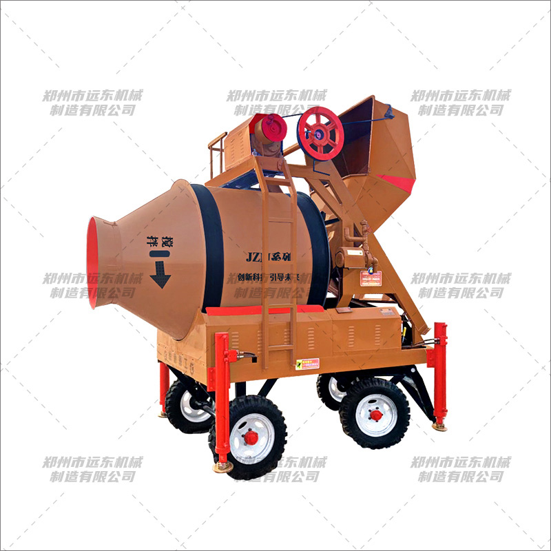 JZM750型柴油液压翻斗搅拌机(图1) JZM750型柴油液压翻斗搅拌机(图1)